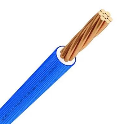 Vista 2 de CABLE THW-90 PLUS 450/750V 14 AWG AZUL 100 METROS 