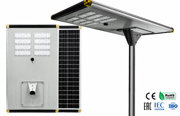 LUMINARIA SOLAR INTEGRADA PROFESIONAL 120W – 20,000 LM TRANSLINE