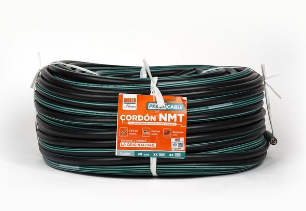 CONDUCTOR ELECTRICO 500V VULCANIZADO 4X12AWG NEGRO NMT PC   INDECO
