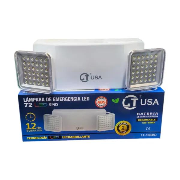 LÁMPARA DE EMERGENCIA LED SMD LTUSA-72SMD 7,5W 900LM 