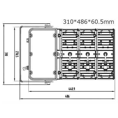 Vista 2 de Reflector LED Floodlight PRO SP02 300W - Donilux (49.500 Lúmenes)