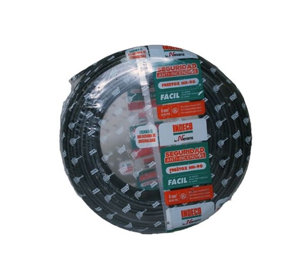 CONDUCTOR ELECTRICO 750V LIBRE HALOGENO 4MM2 NEGRO FREETOX-PC NH90 SKU: 12311029732  INDECO