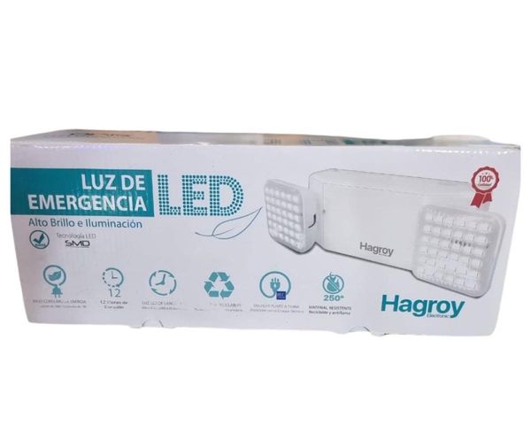LUZ DE EMERGENCIA LED SOLUX SKU: HG-LD72SMD-DC4A