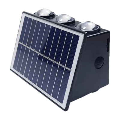 APLIQUE BIDIRECCIONAL 6 LEDS SOLAR