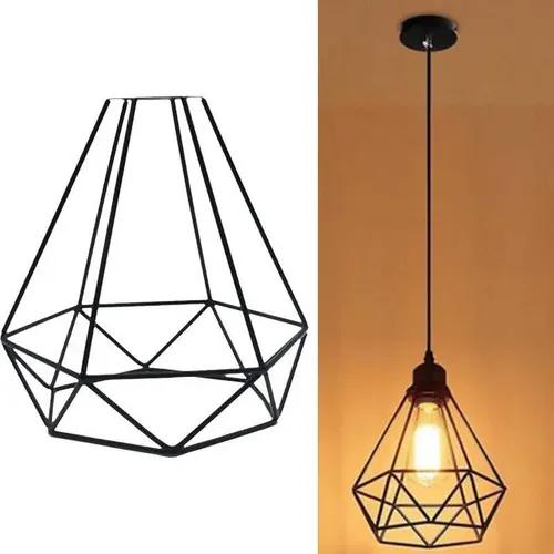 LAMPARA COLGANTE DIAMANTE 35CM