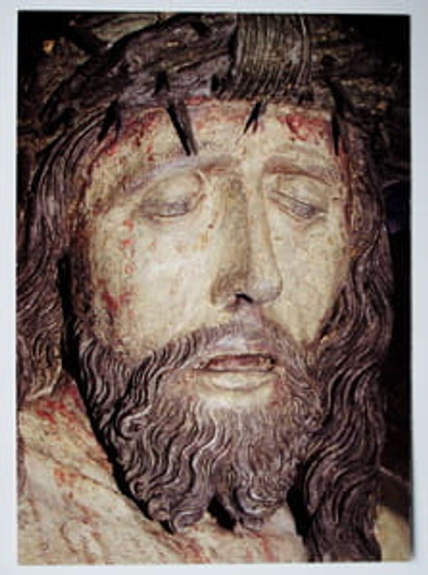 Postkarte: Fuggerchristus / Michl Erhardt