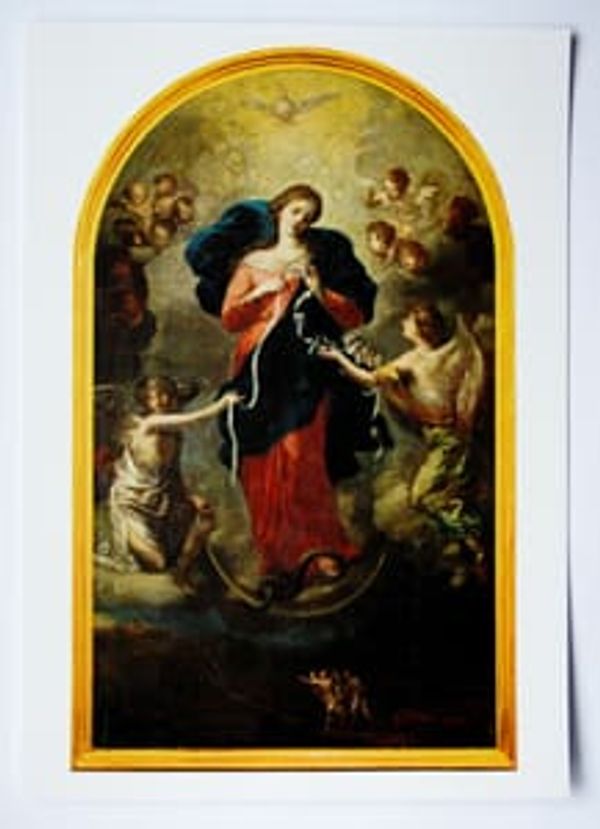 Postkarte: Knotenmadonna A6