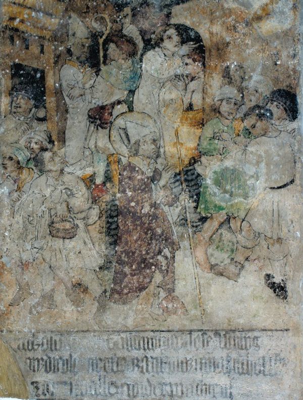 Kirchengewölbe mit Fresken