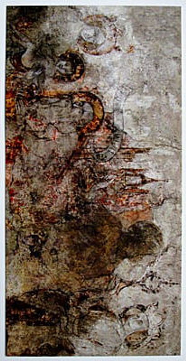 Postkarte: Fresko Hl. Drei Könige DIN lang