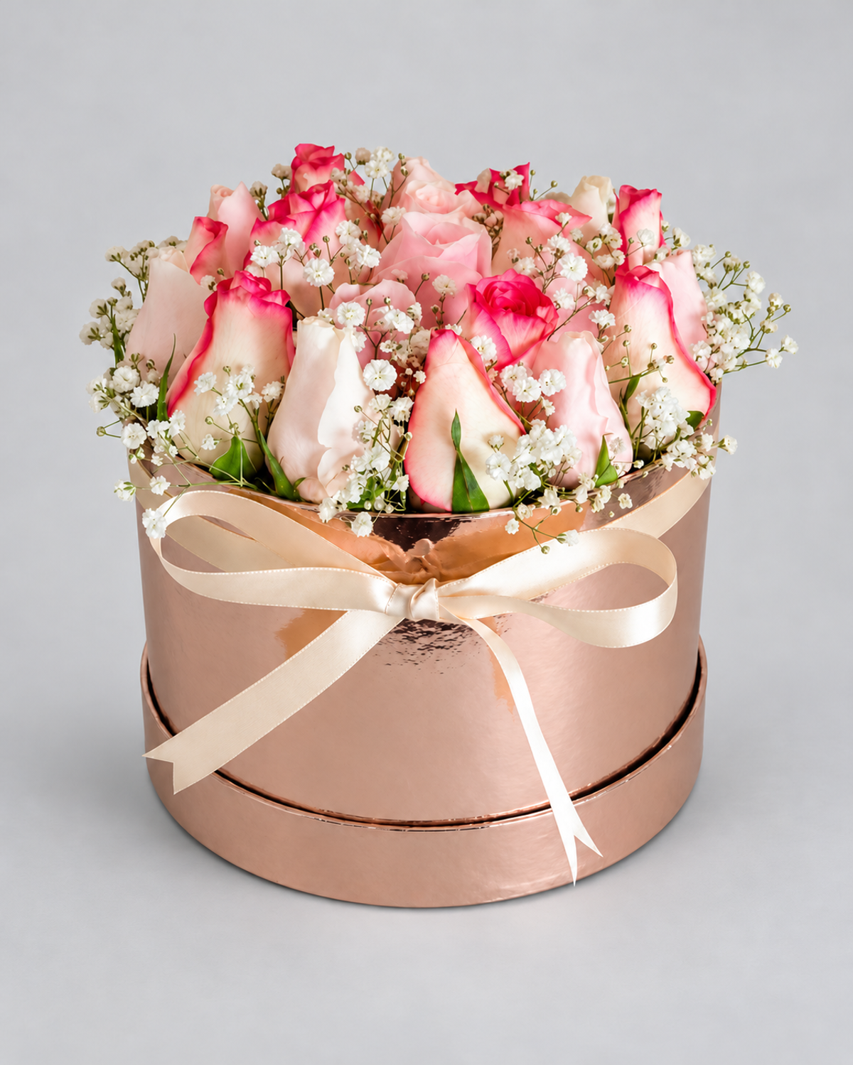 Pink-Tipped Pearl Box