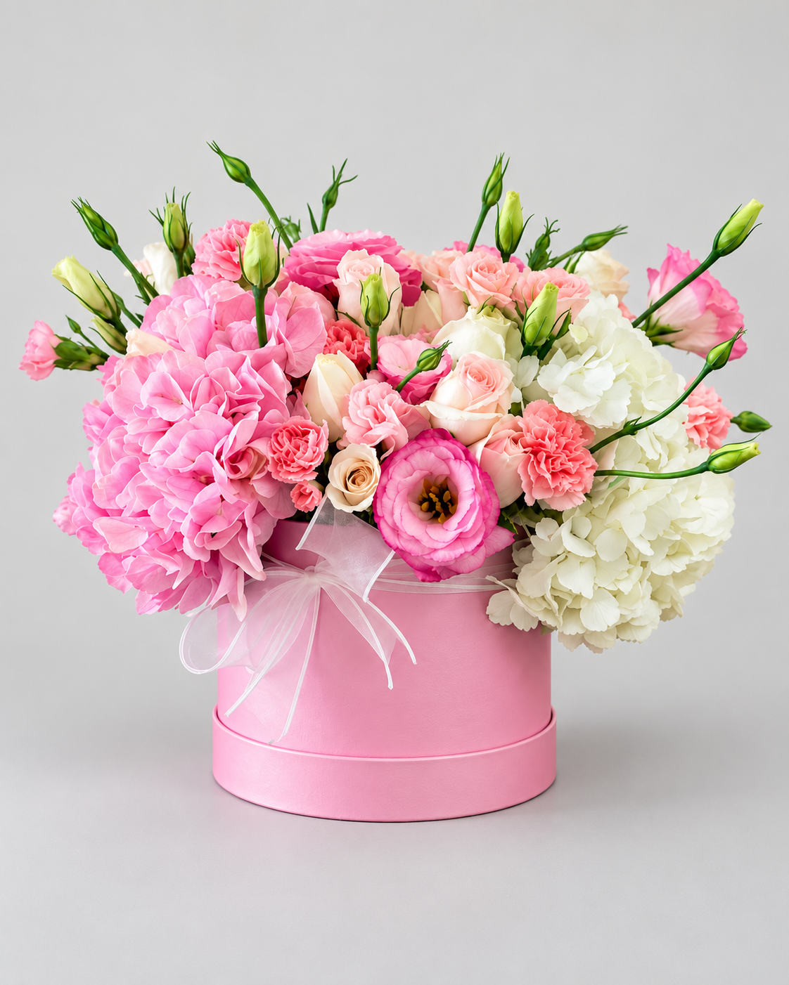 Pink Hydrangea Garden