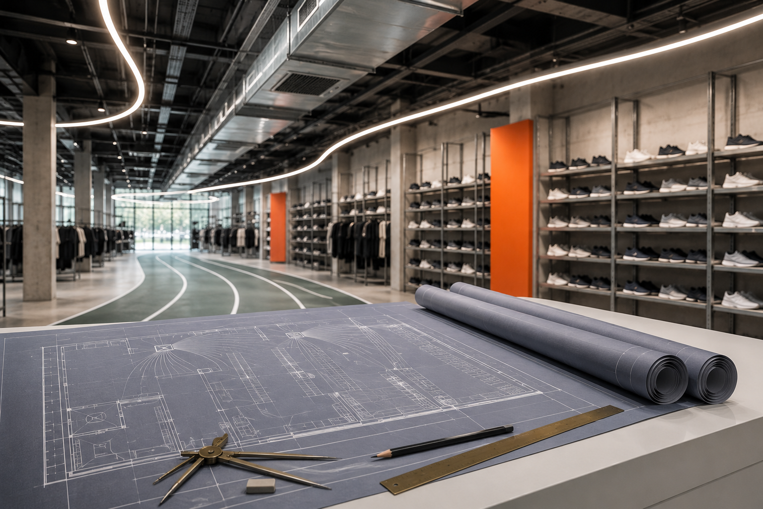 Site survey at Sportsyard before install