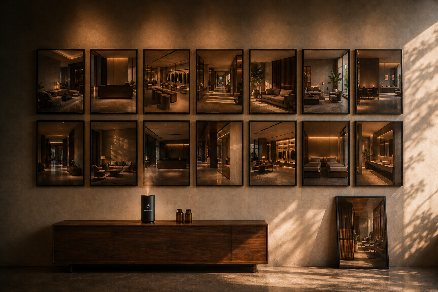 Airosyn scent in a hospitality space