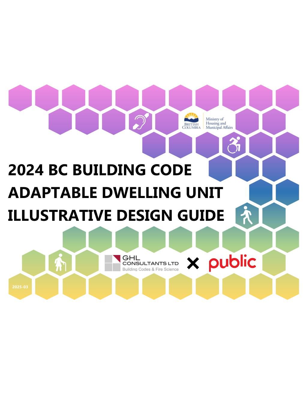 Cover of the BCBC 2024 Adaptable Dwelling Unit Illustrative Design Guide 