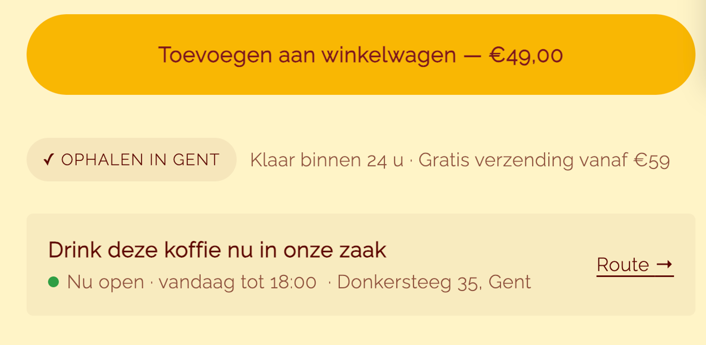 mokabon ghent coffee shop visit store section