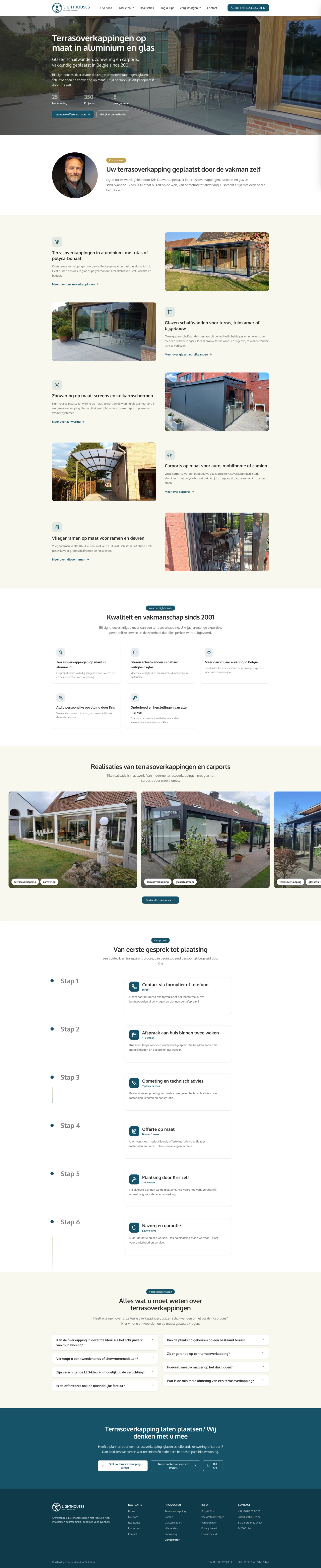 lighthouse website redesign by 6th Man