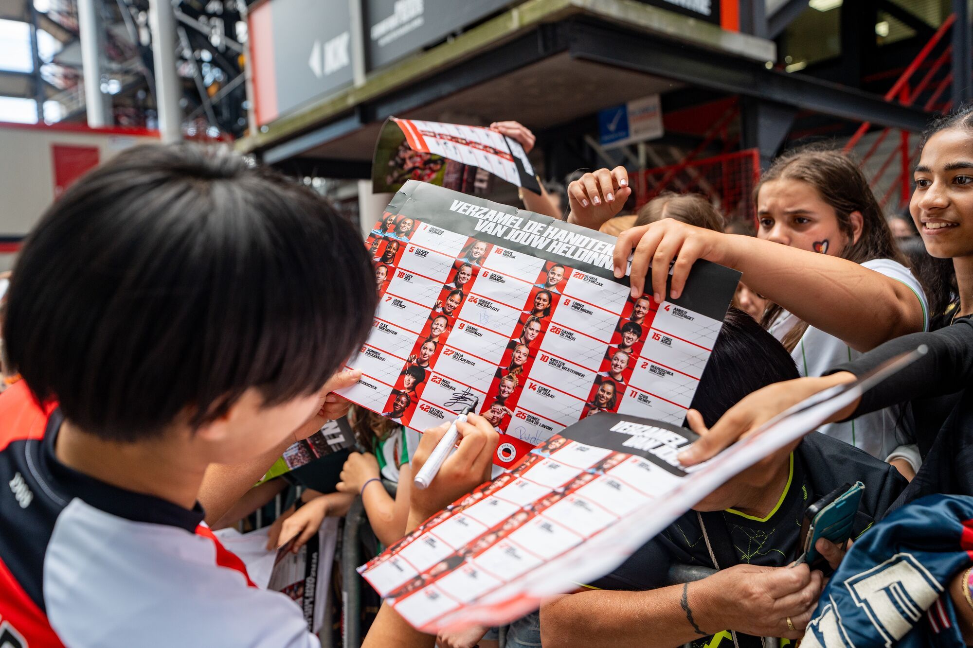 Kameraadjeswedstrijd Feyenoord V1 - Excelsior in De Kuip