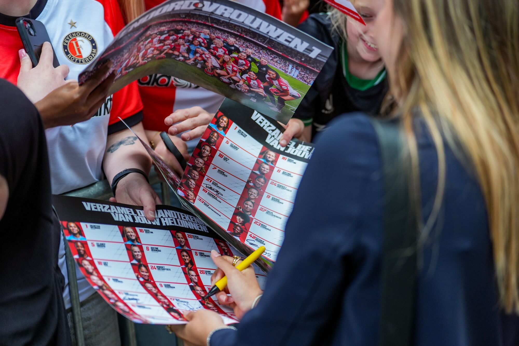 Kameraadjeswedstrijd Feyenoord V1 - Excelsior in De Kuip