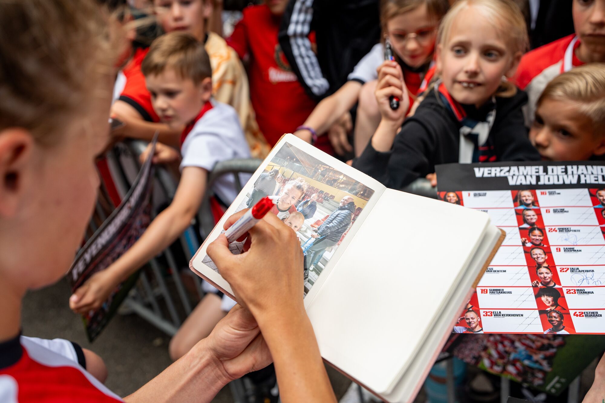 Kameraadjeswedstrijd Feyenoord V1 - Excelsior in De Kuip