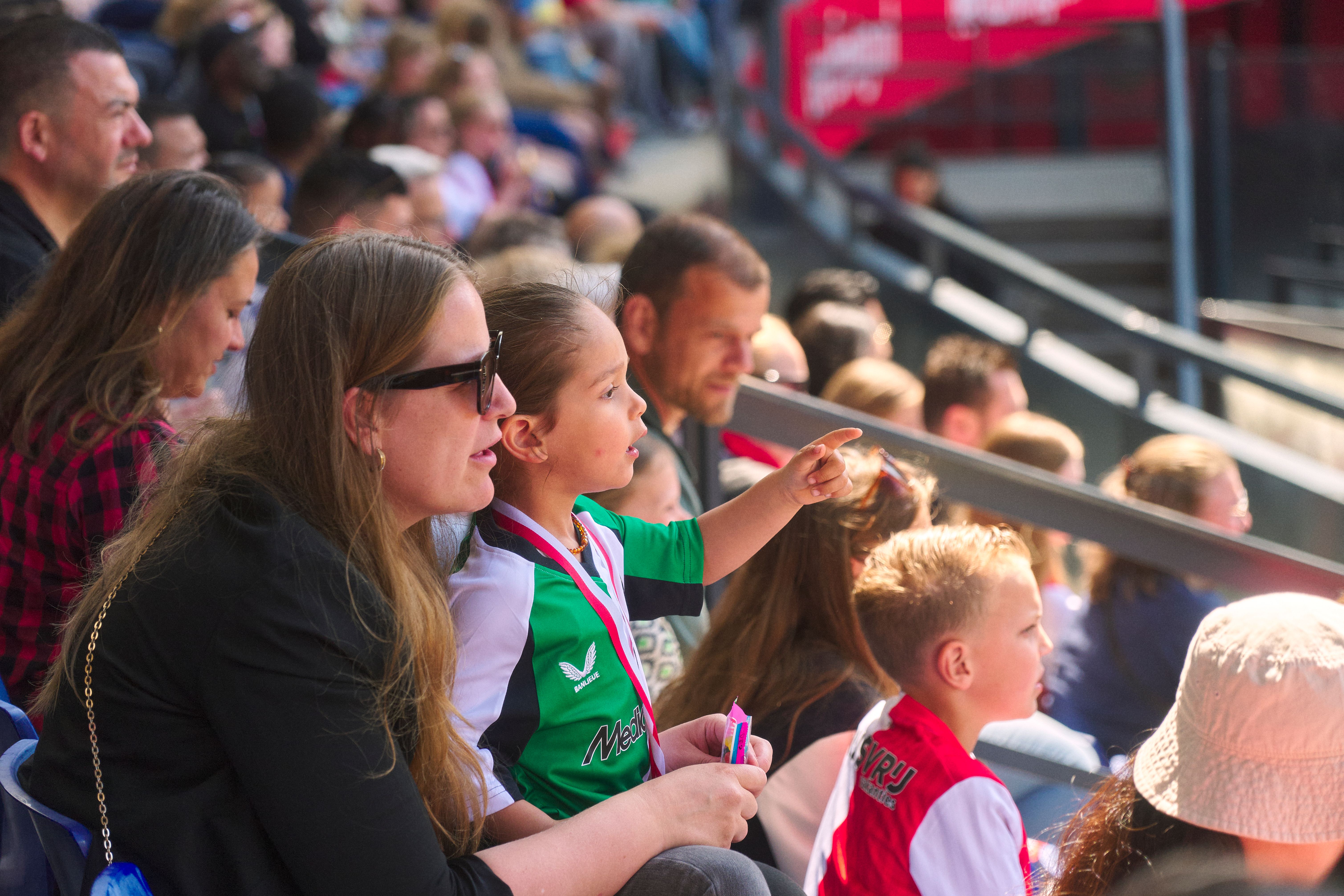Kameraadjeswedstrijd Feyenoord V1 - Excelsior in De Kuip