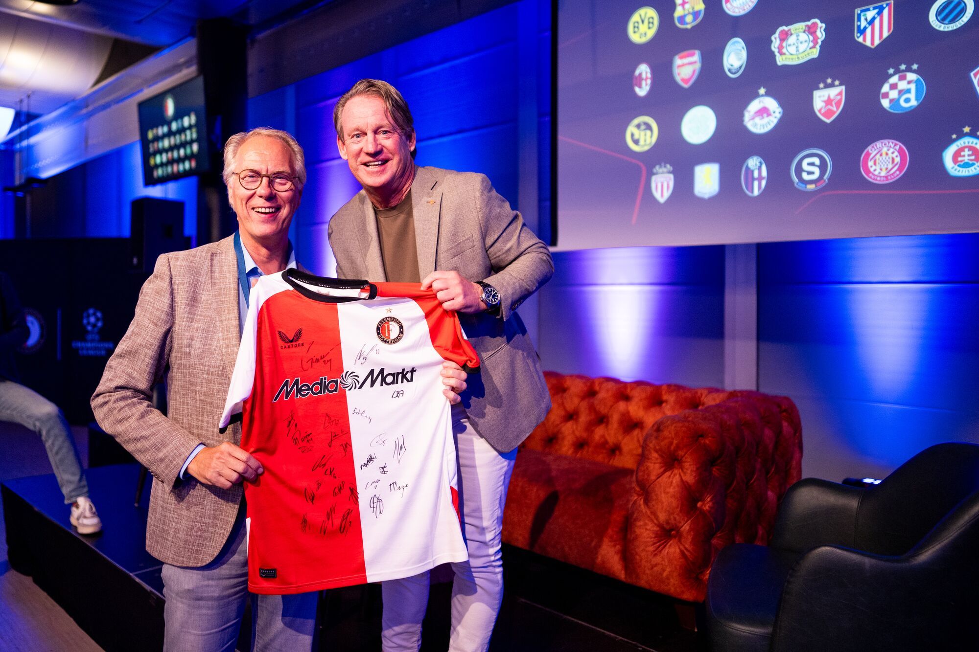 UCL draw partners en VvF