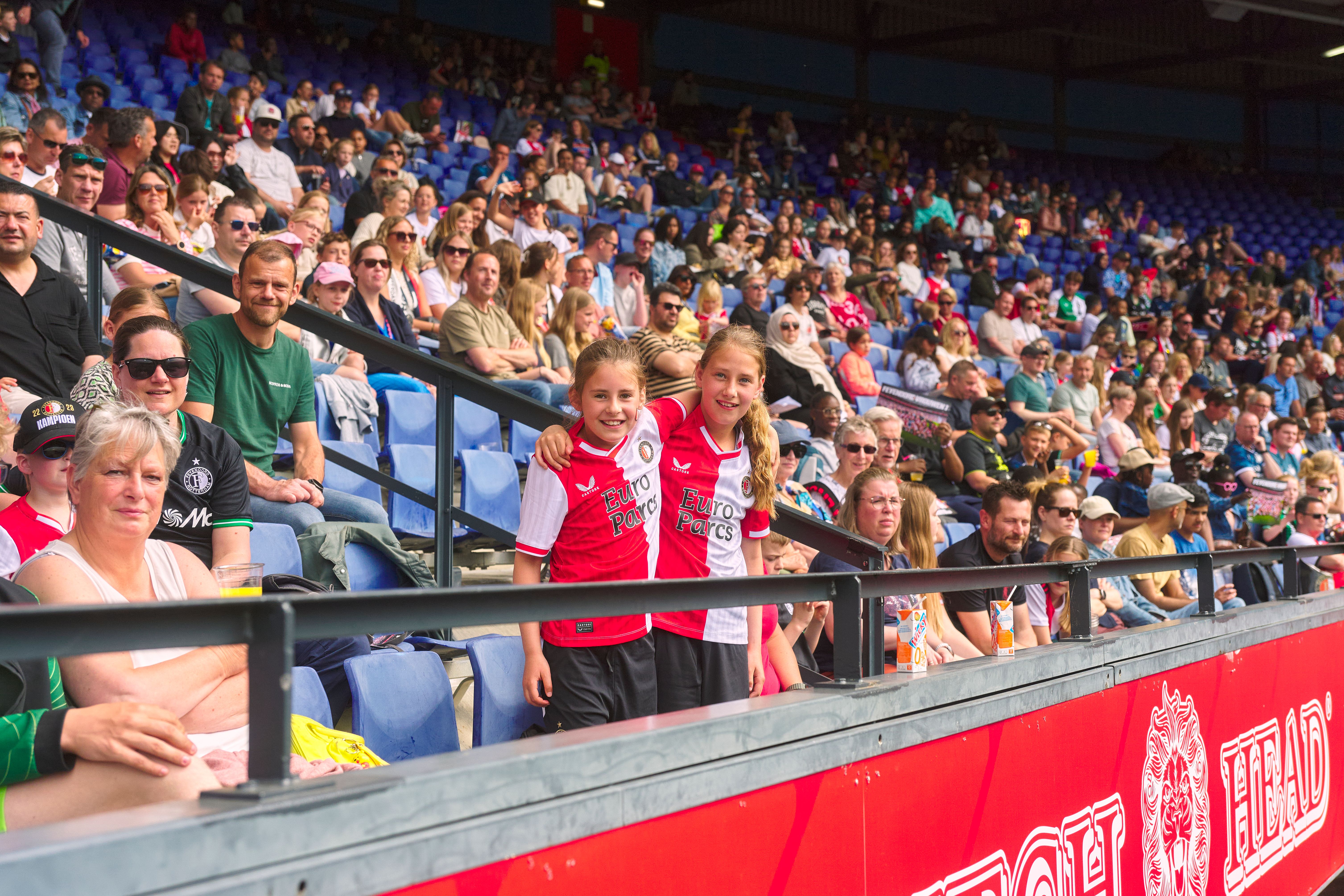 Kameraadjeswedstrijd Feyenoord V1 - Excelsior in De Kuip
