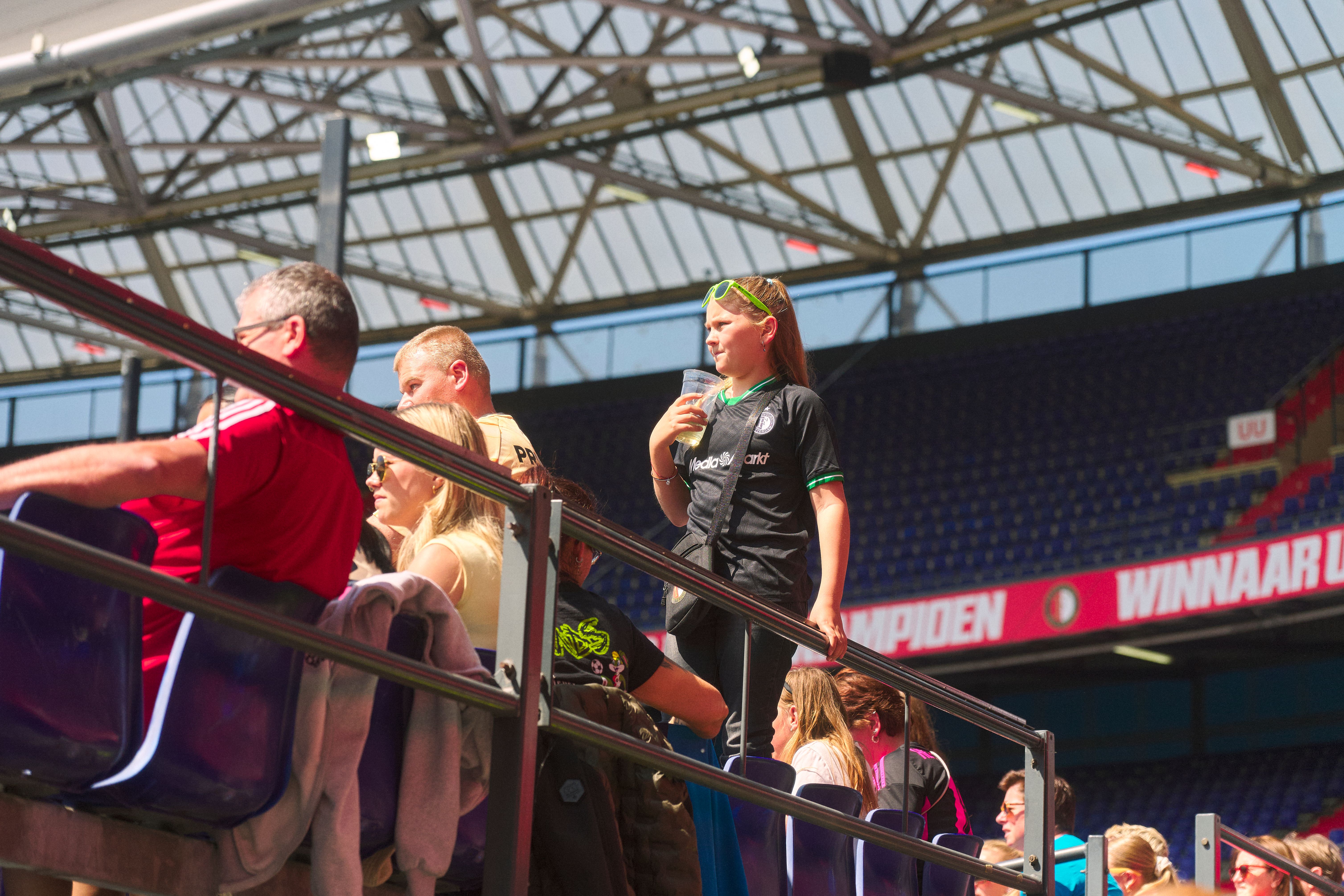 Kameraadjeswedstrijd Feyenoord V1 - Excelsior in De Kuip