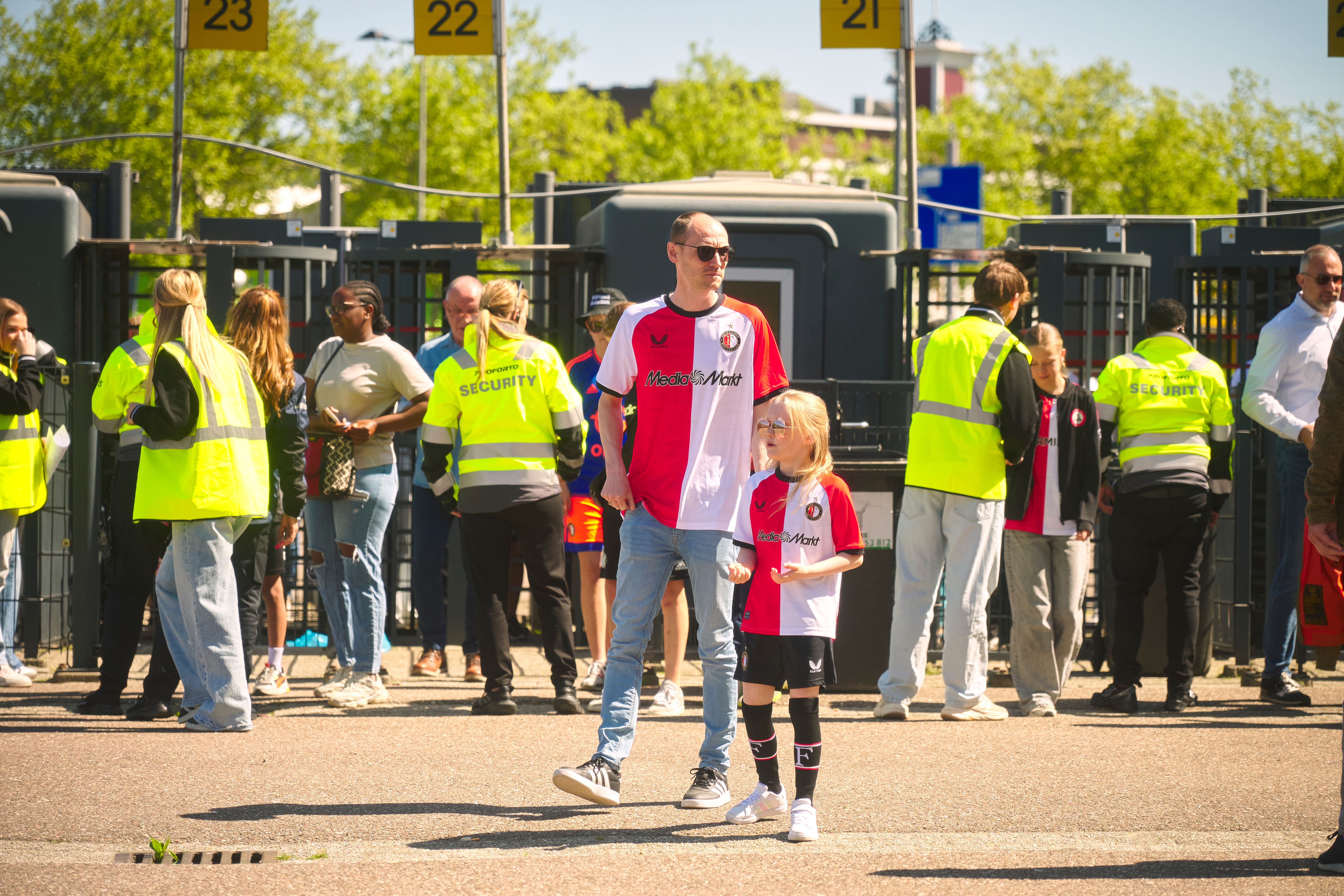 Kameraadjeswedstrijd Feyenoord V1 - Excelsior in De Kuip