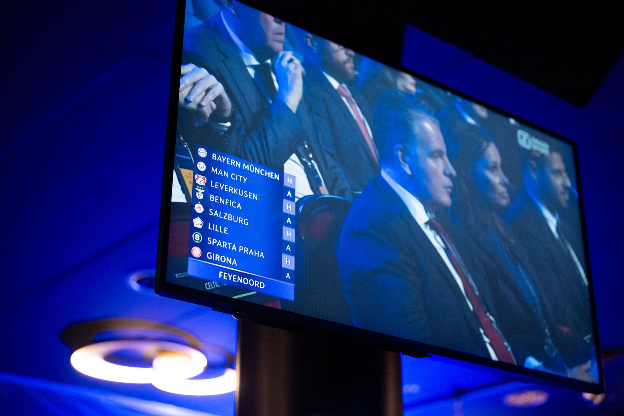 UCL draw partners en VvF