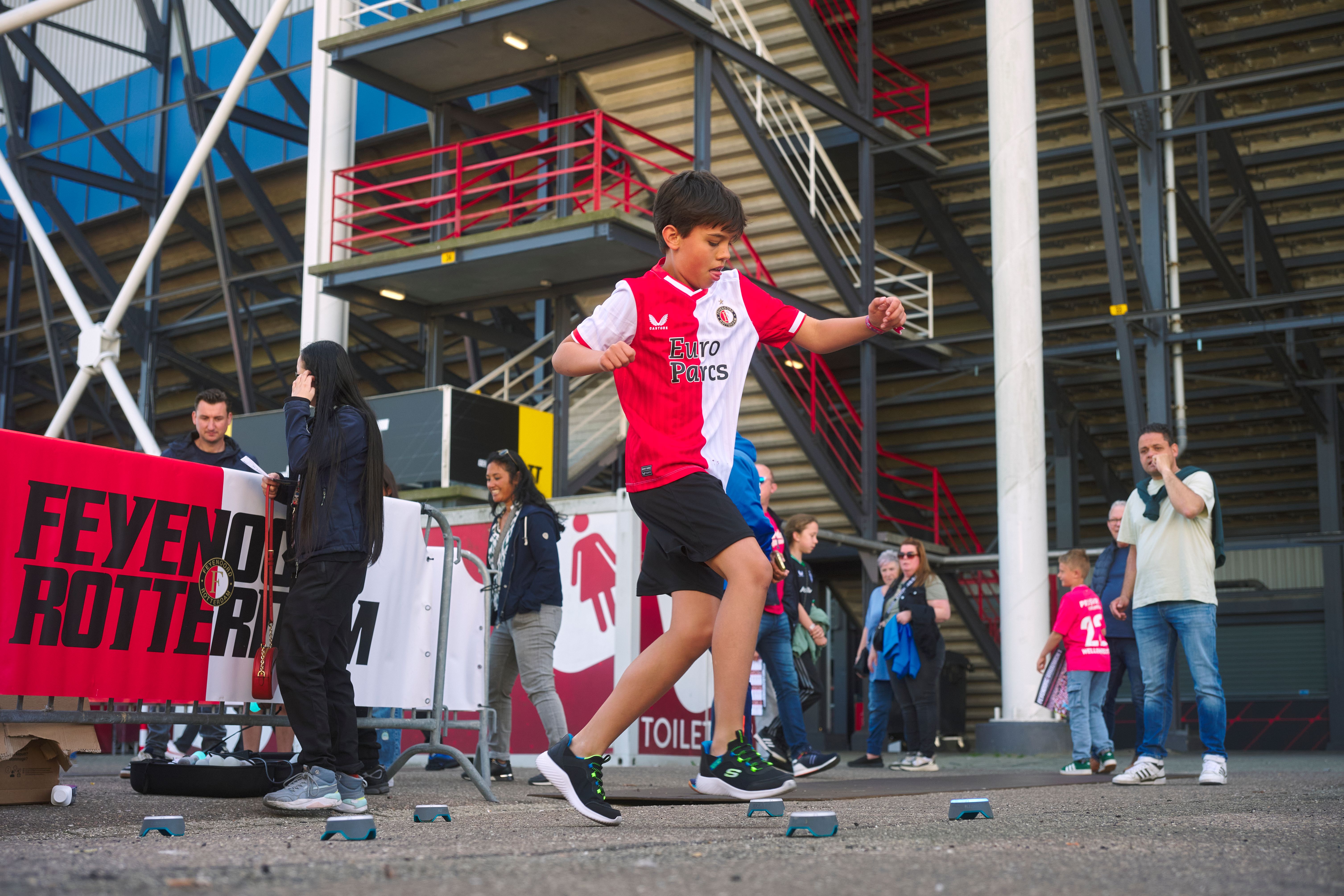 Kameraadjeswedstrijd Feyenoord V1 - Excelsior in De Kuip