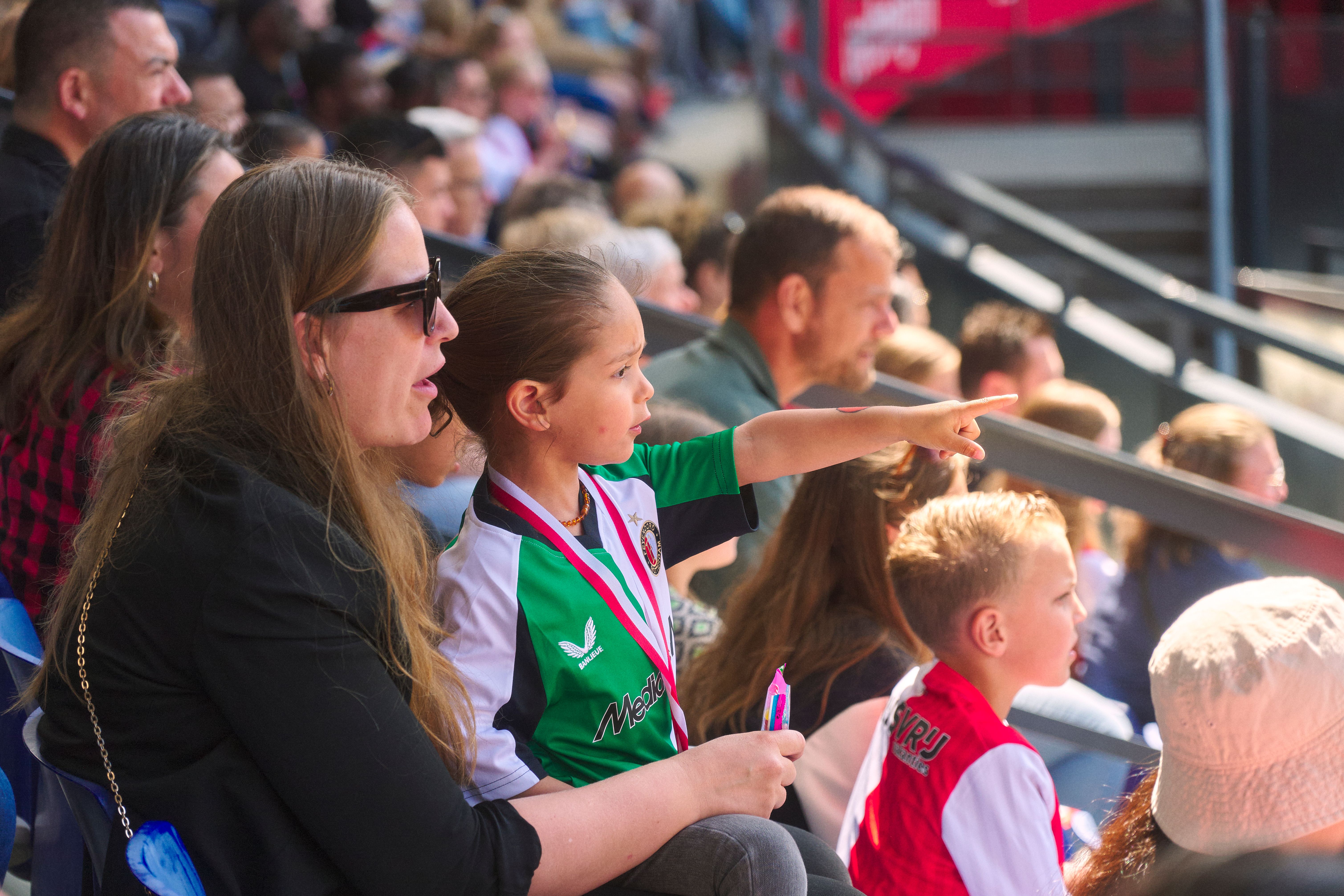 Kameraadjeswedstrijd Feyenoord V1 - Excelsior in De Kuip