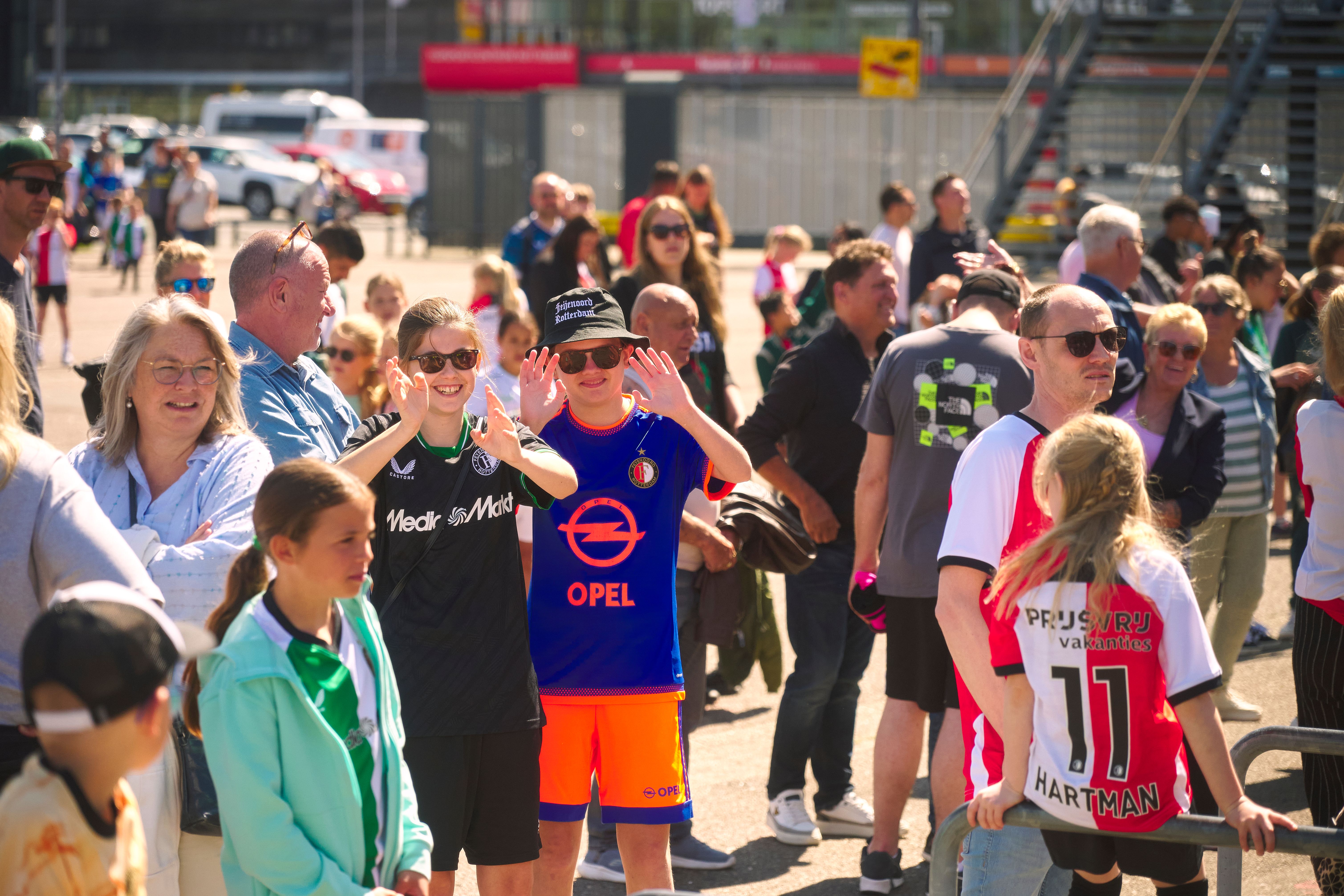 Kameraadjeswedstrijd Feyenoord V1 - Excelsior in De Kuip