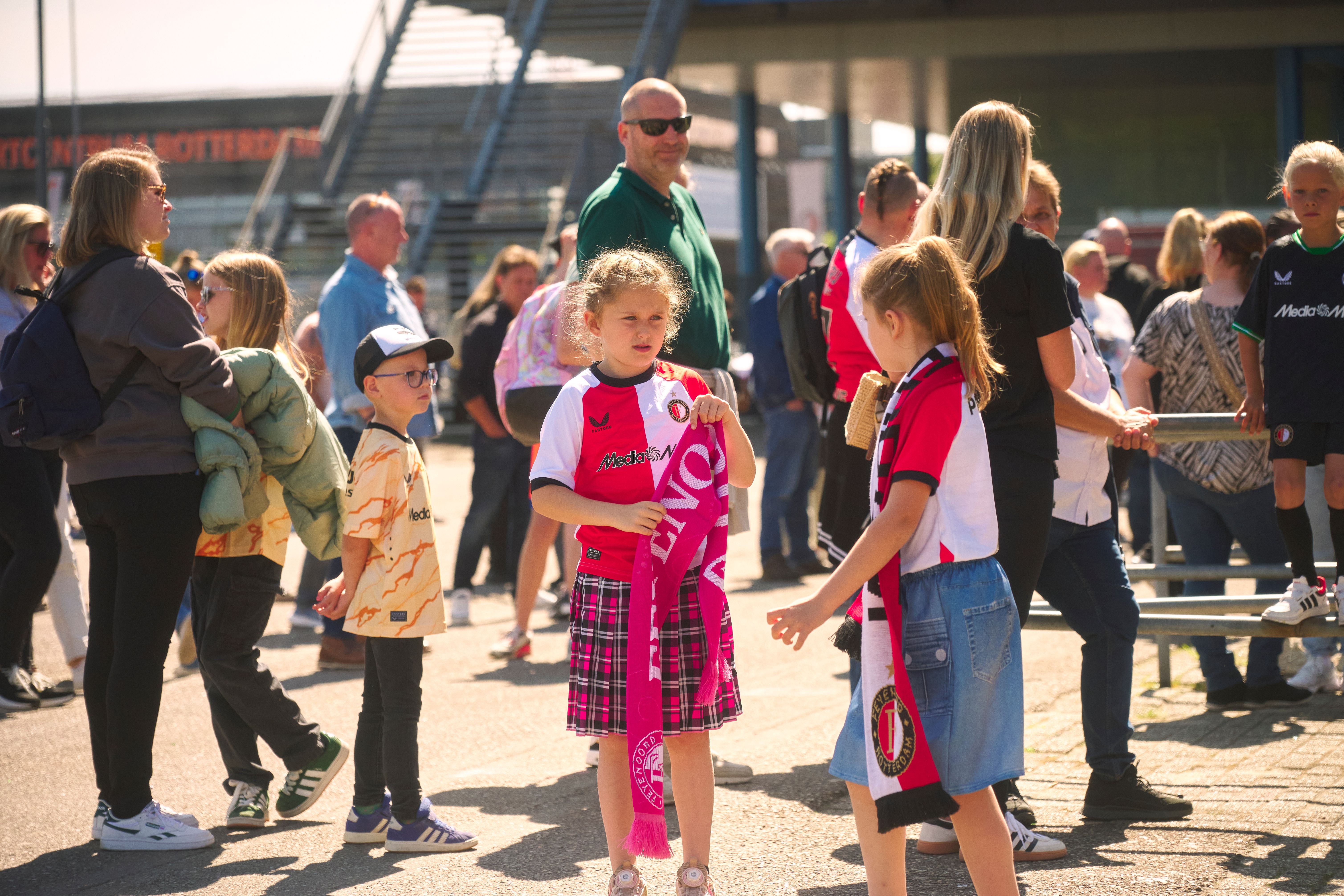 Kameraadjeswedstrijd Feyenoord V1 - Excelsior in De Kuip