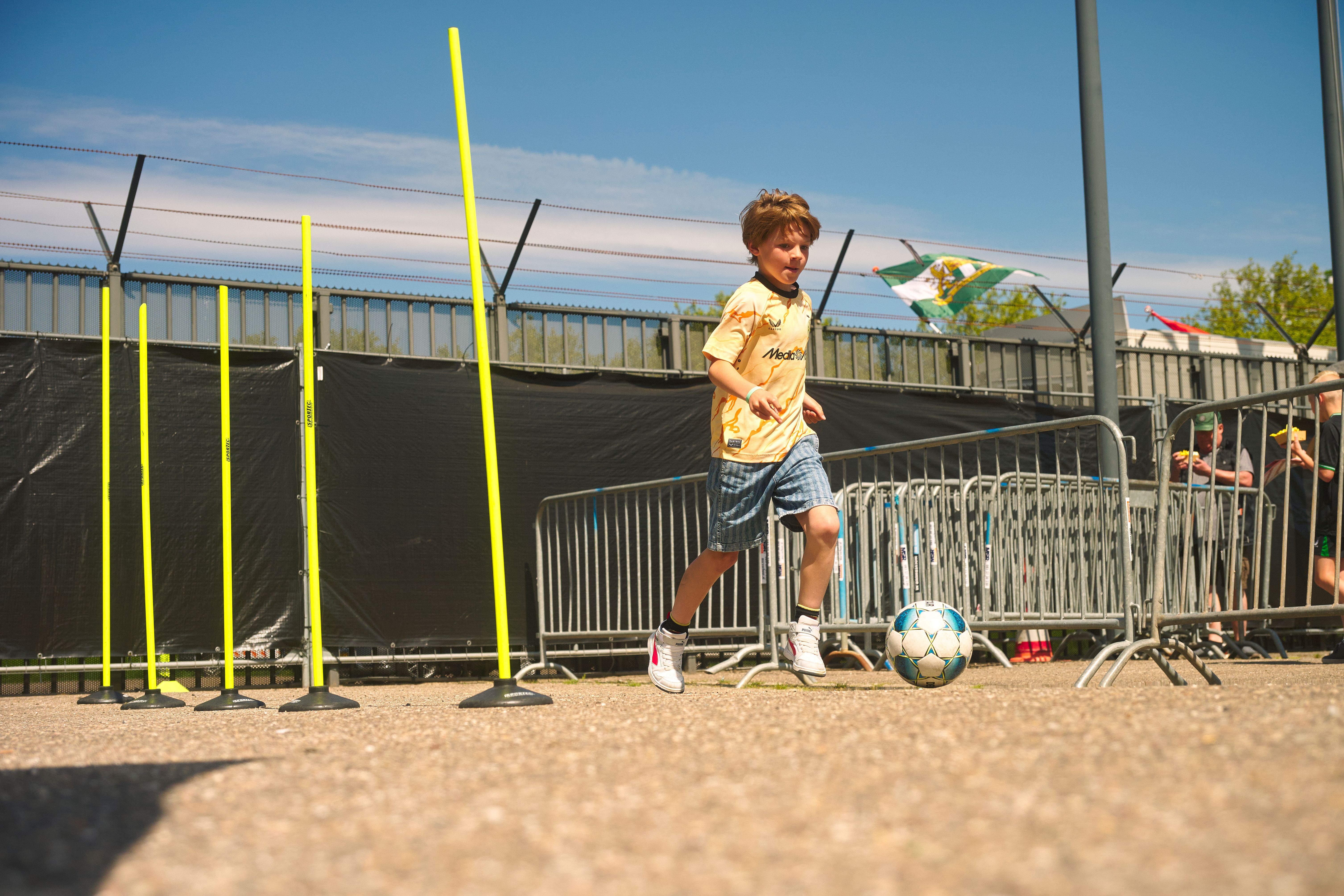 Kameraadjeswedstrijd Feyenoord V1 - Excelsior in De Kuip