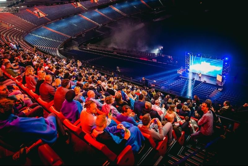 Evenement op tribunes van De Kuip