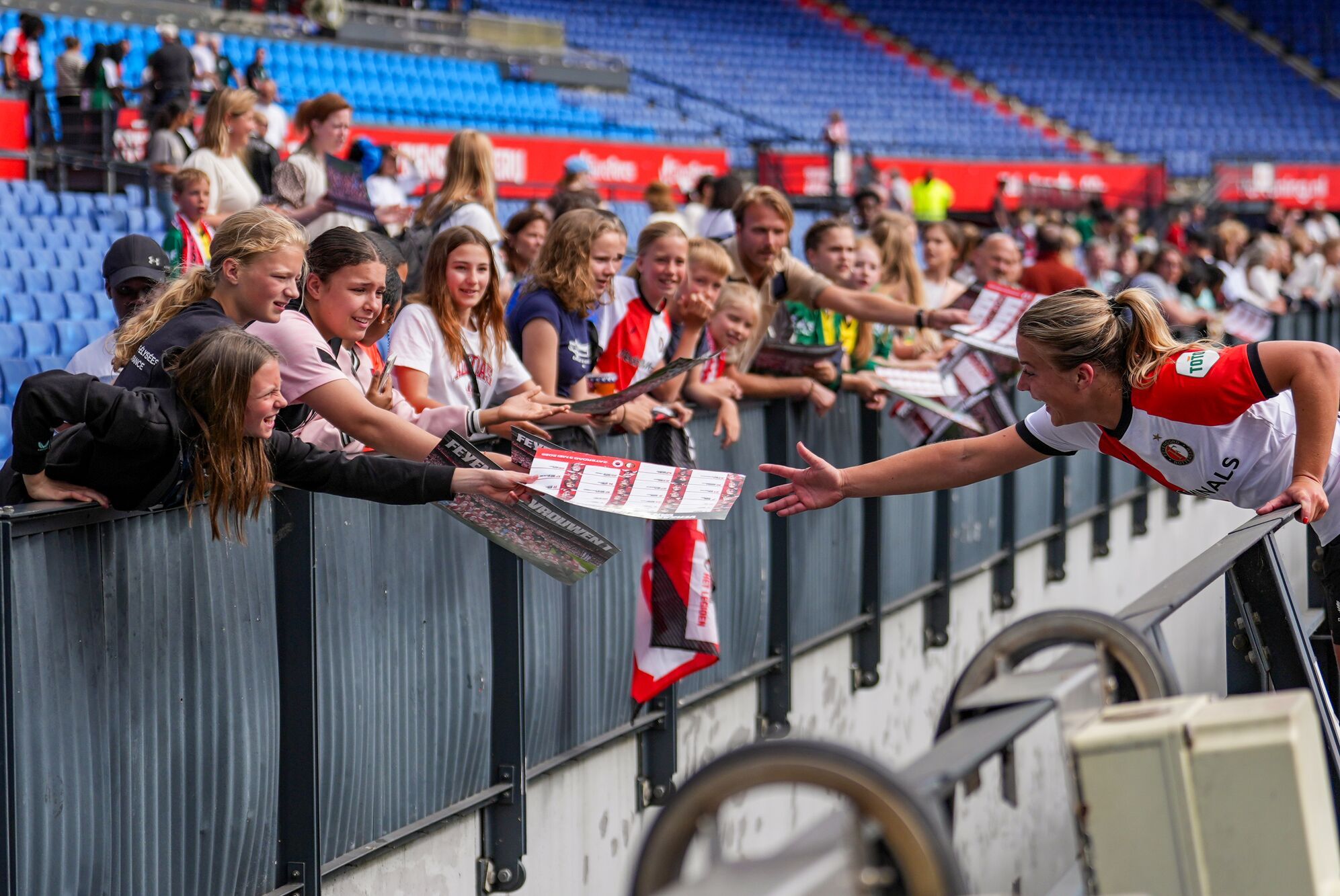 Kameraadjeswedstrijd Feyenoord V1 - Excelsior in De Kuip
