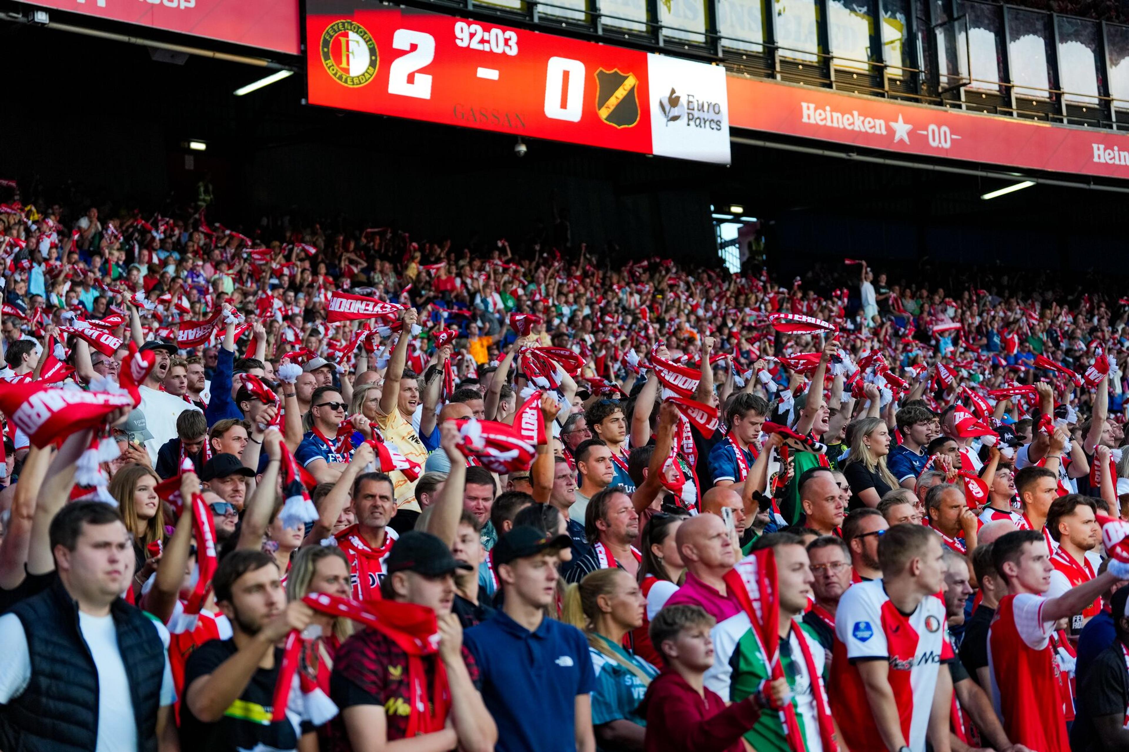 Kameraadjeswedstrijd Feyenoord - NAC Breda