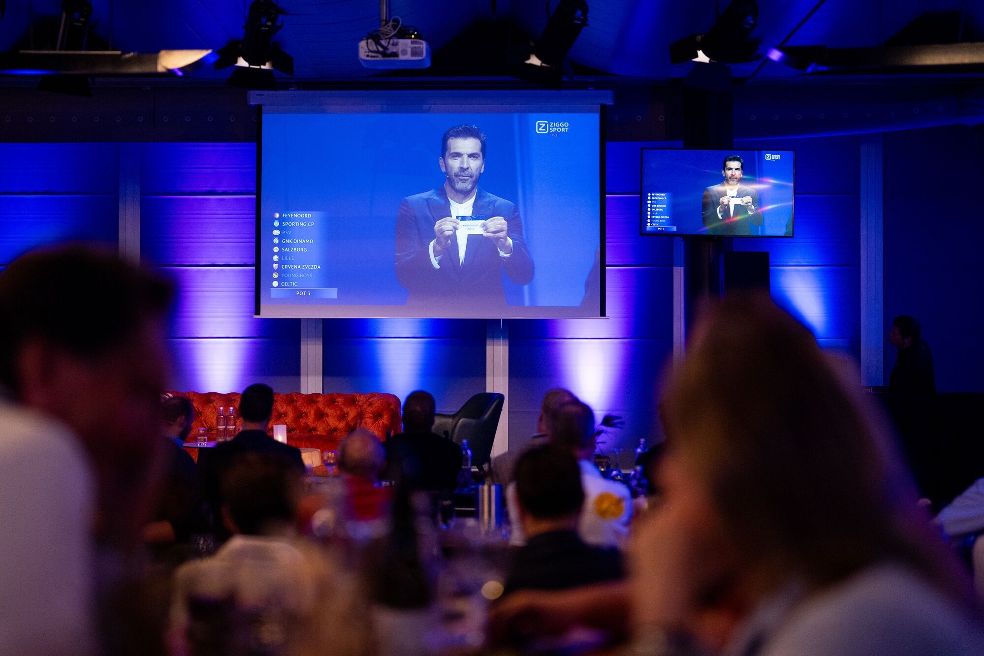 UCL draw partners en VvF