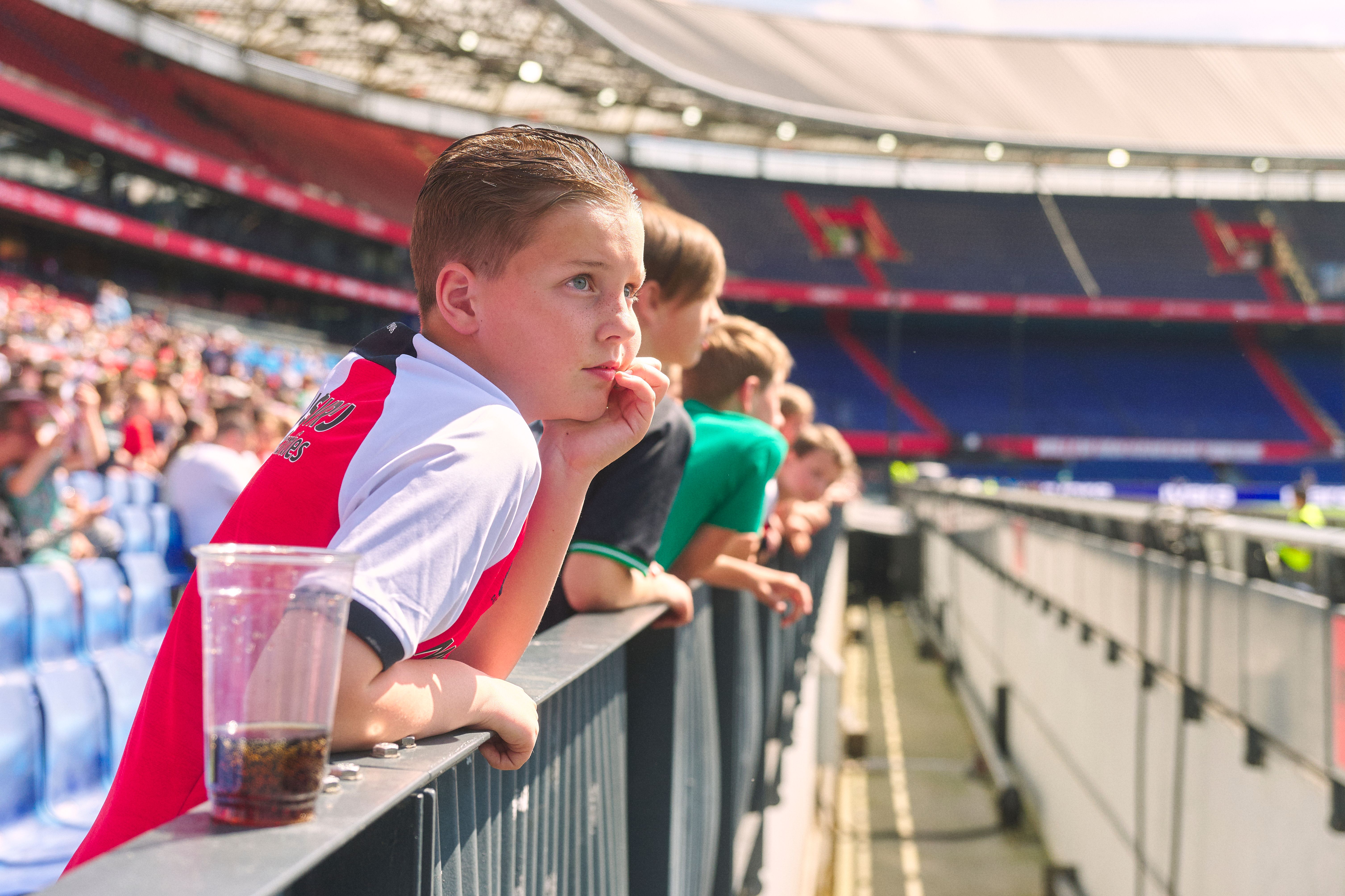 Kameraadjeswedstrijd Feyenoord V1 - Excelsior in De Kuip