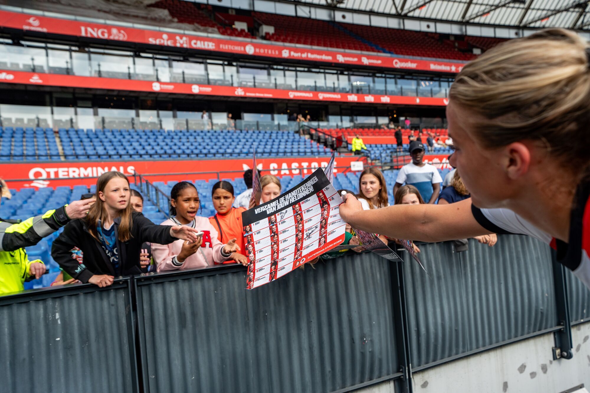 Kameraadjeswedstrijd Feyenoord V1 - Excelsior in De Kuip