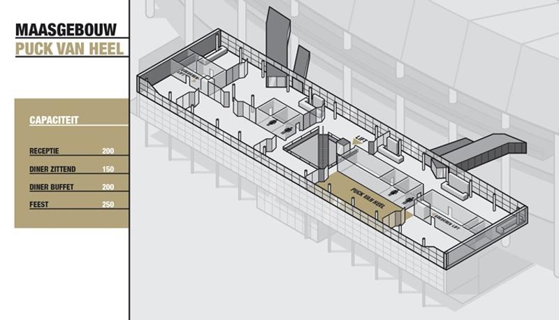 Plattegrond Puck van Heel Zaal