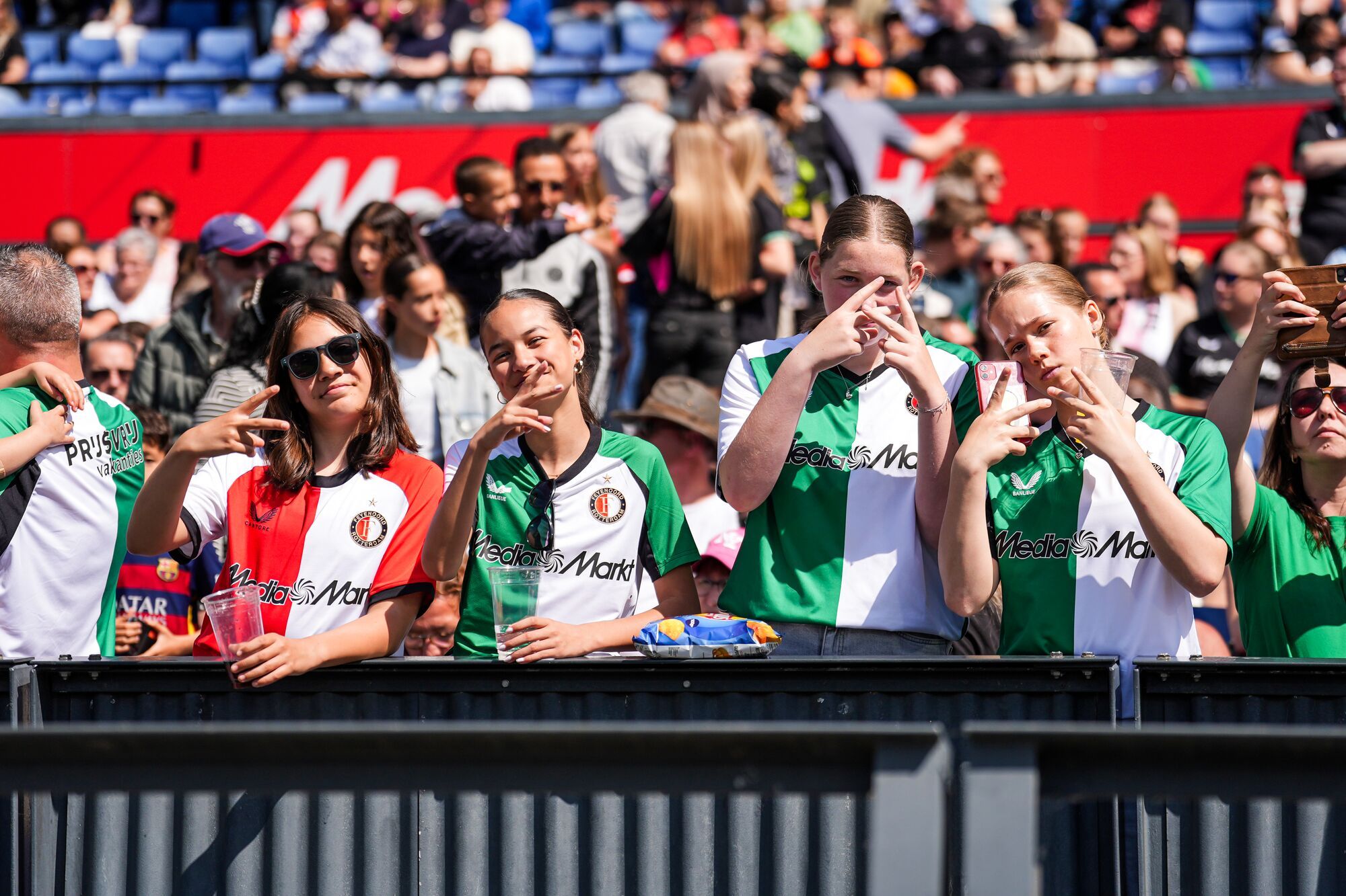 Kameraadjeswedstrijd Feyenoord V1 - Excelsior in De Kuip