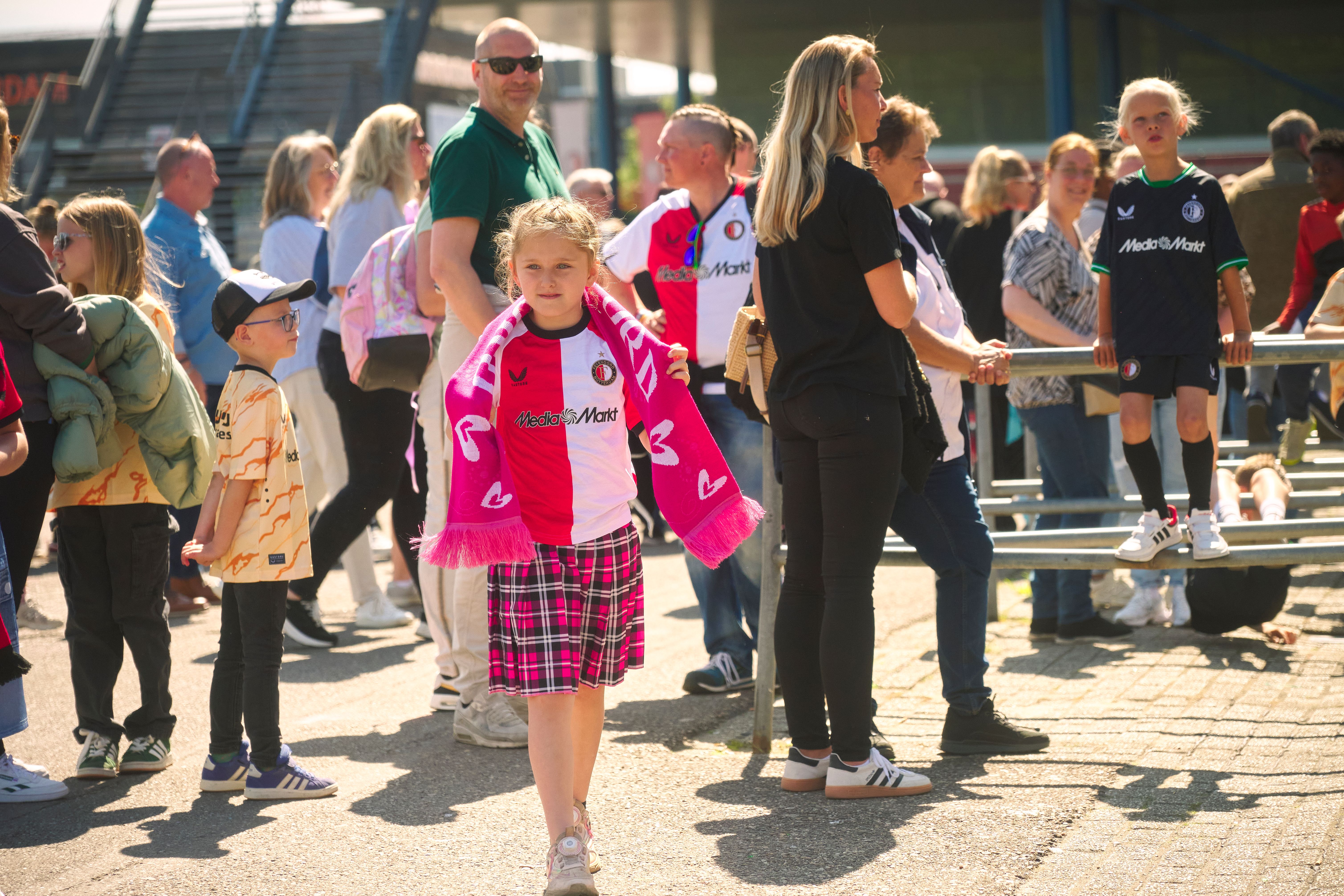 Kameraadjeswedstrijd Feyenoord V1 - Excelsior in De Kuip
