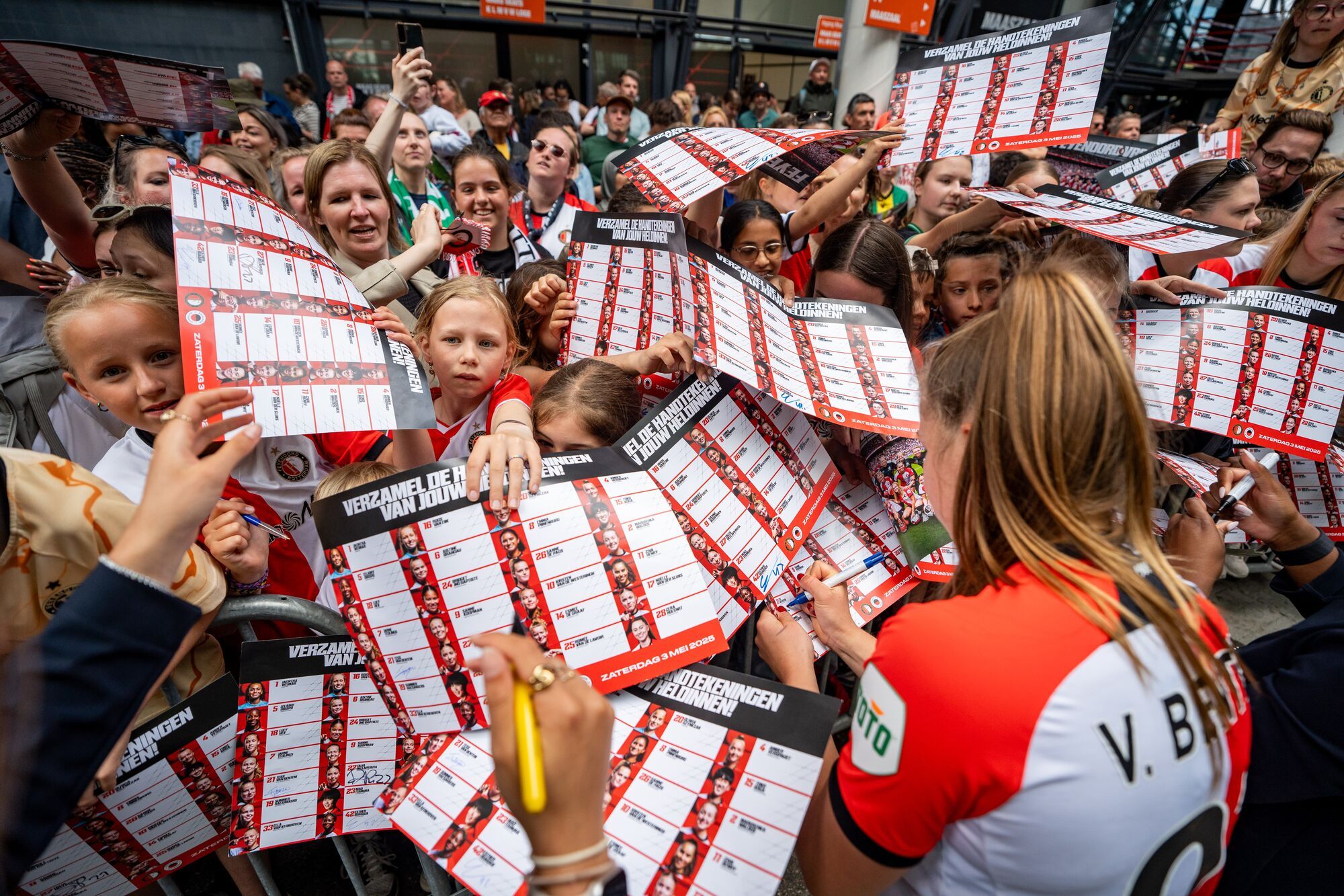 Kameraadjeswedstrijd Feyenoord V1 - Excelsior in De Kuip