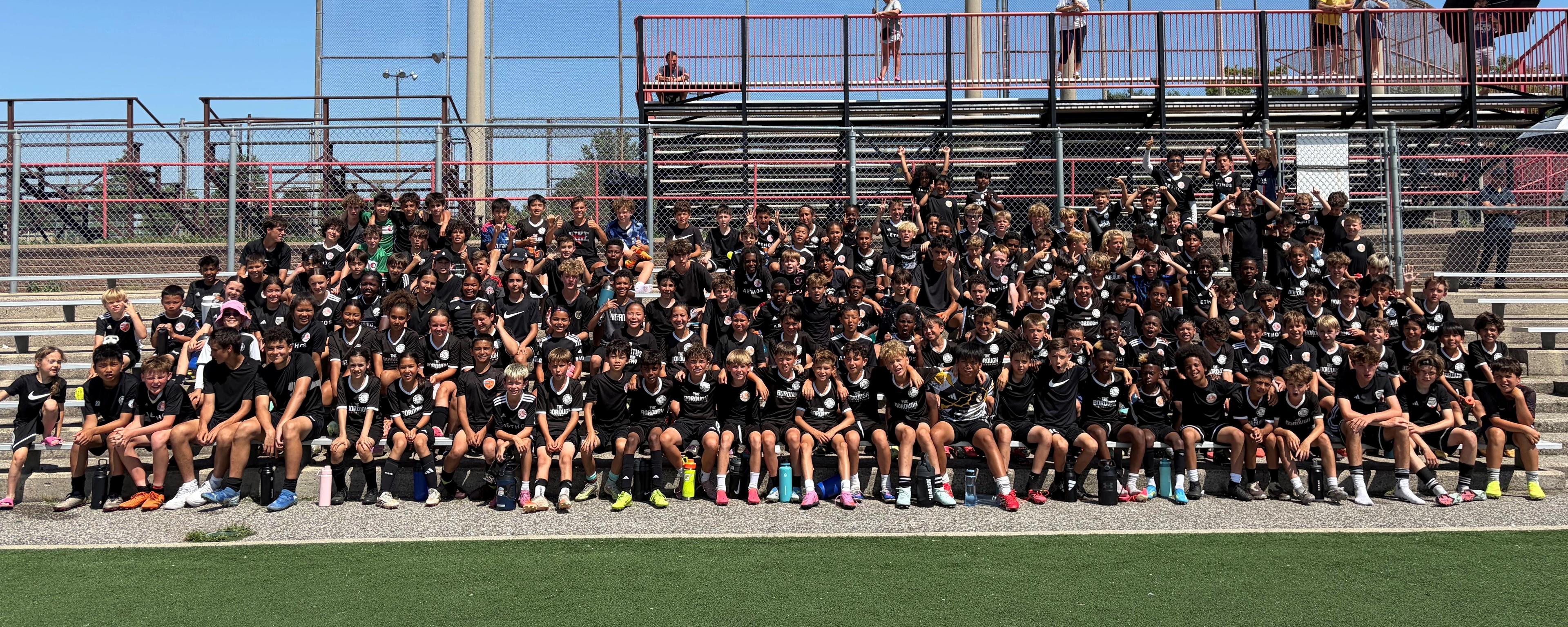 Group photo at Feyenoord camp Toronto
