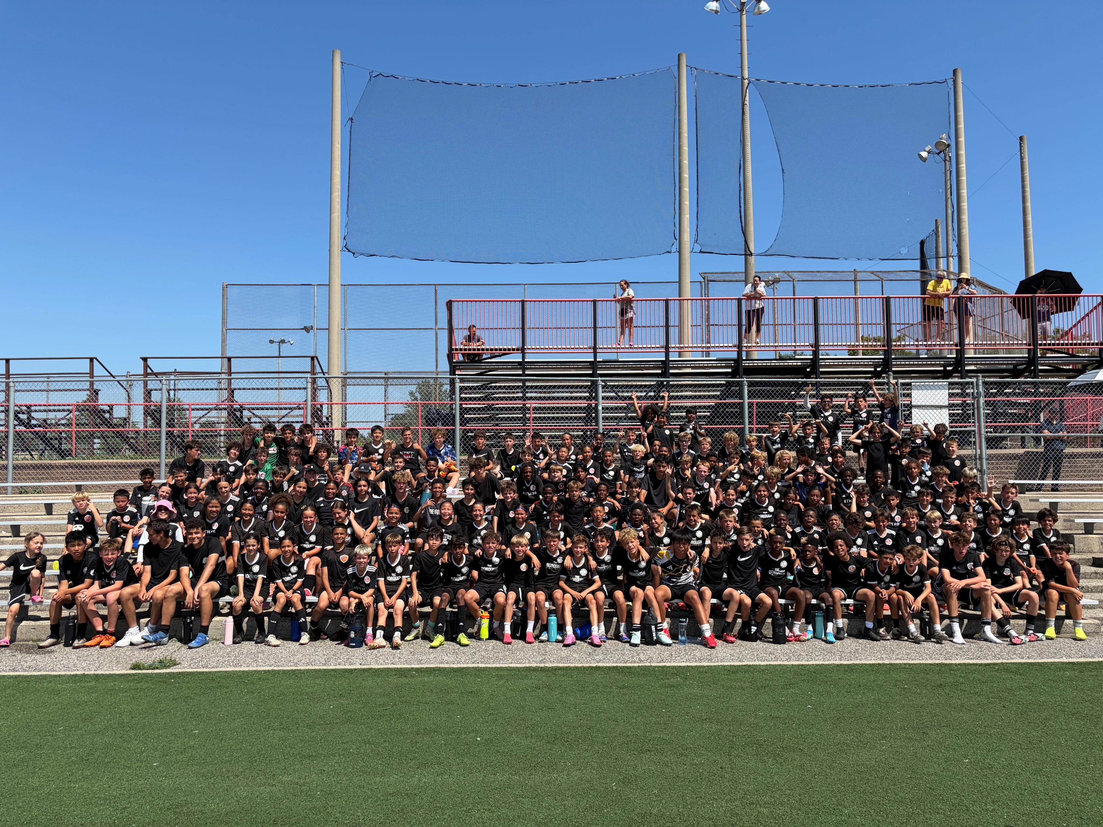 Group photo at Feyenoord camp Toronto