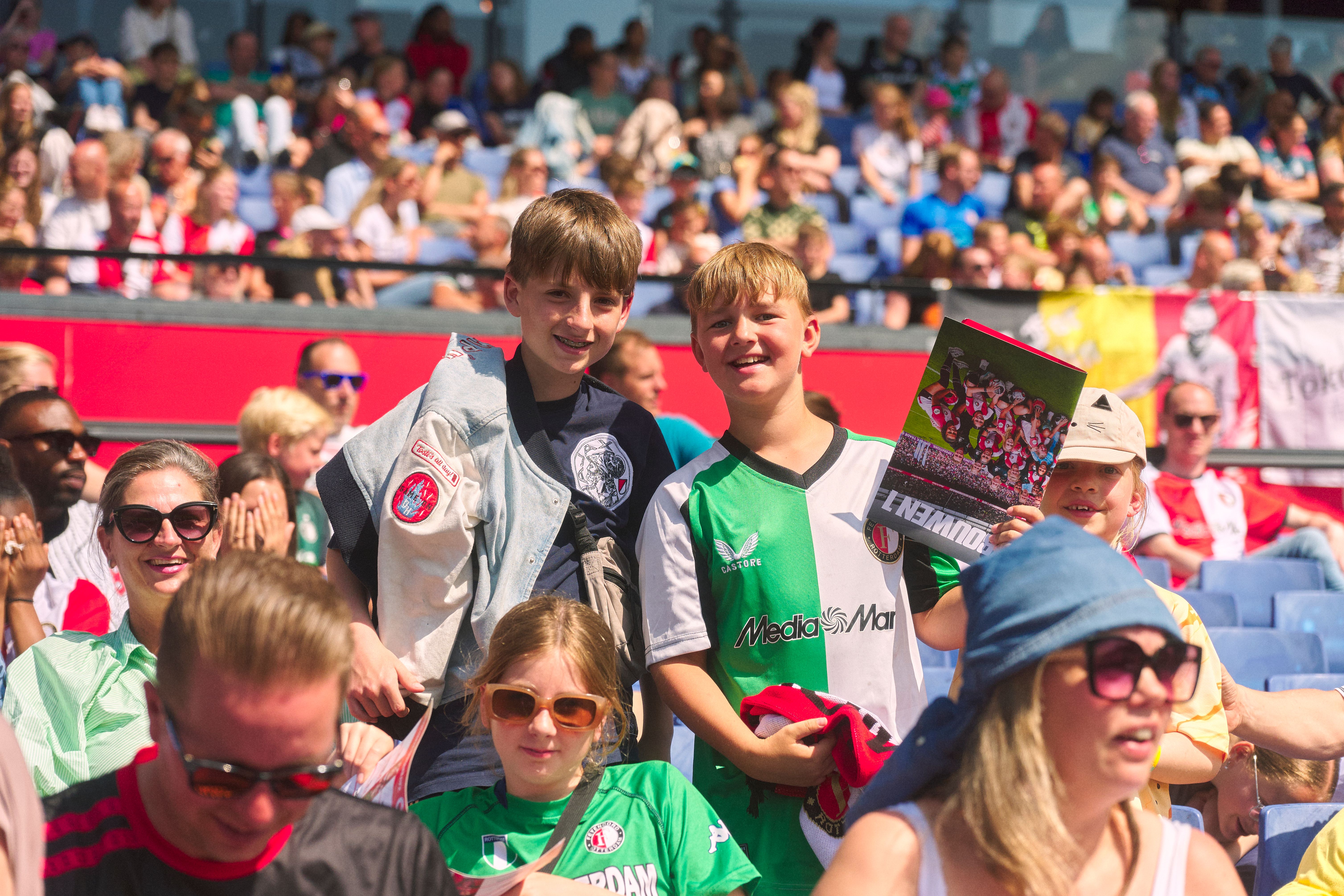 Kameraadjeswedstrijd Feyenoord V1 - Excelsior in De Kuip
