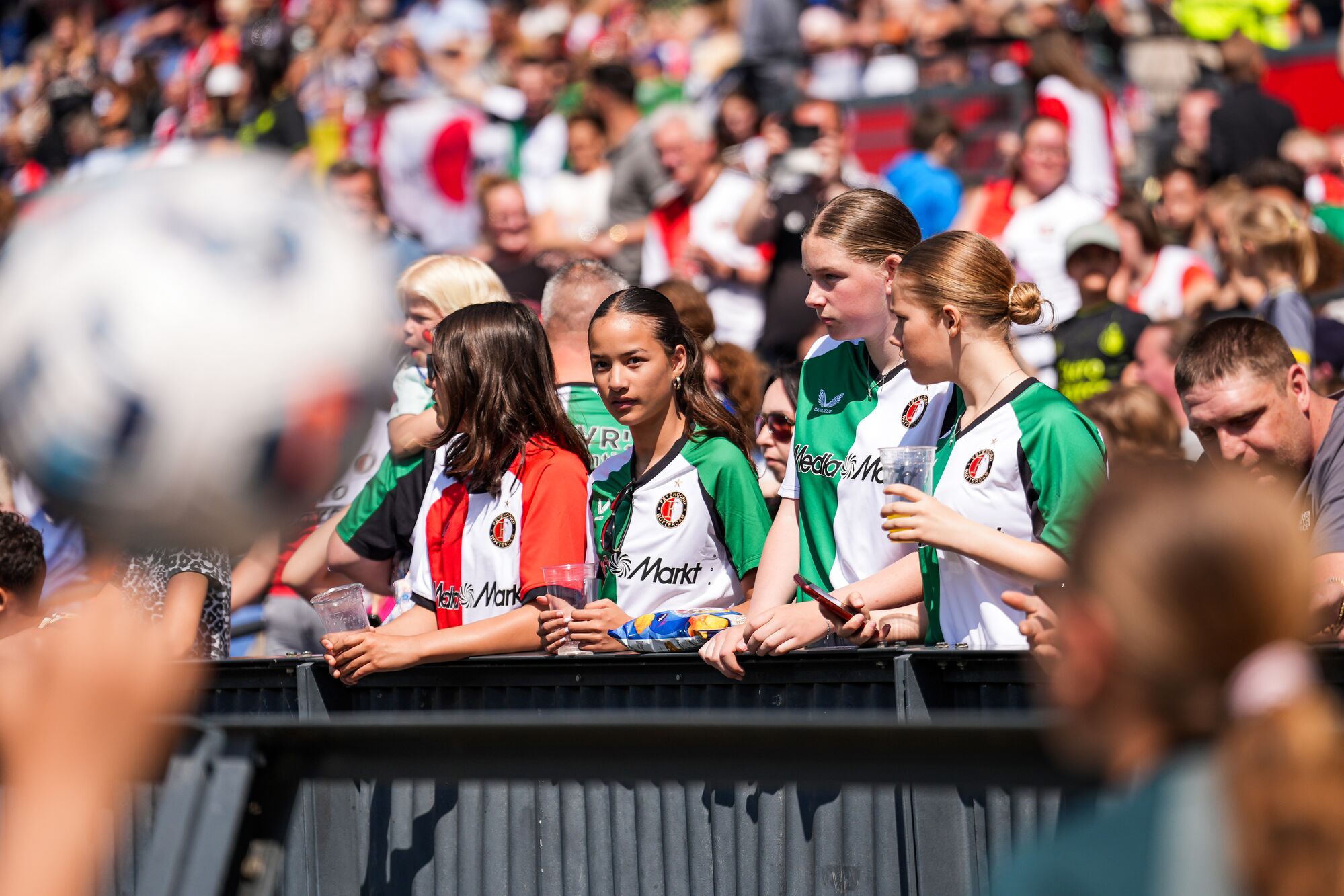 Kameraadjeswedstrijd Feyenoord V1 - Excelsior in De Kuip