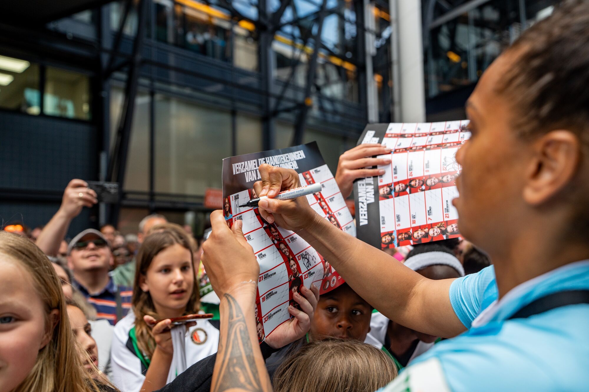 Kameraadjeswedstrijd Feyenoord V1 - Excelsior in De Kuip