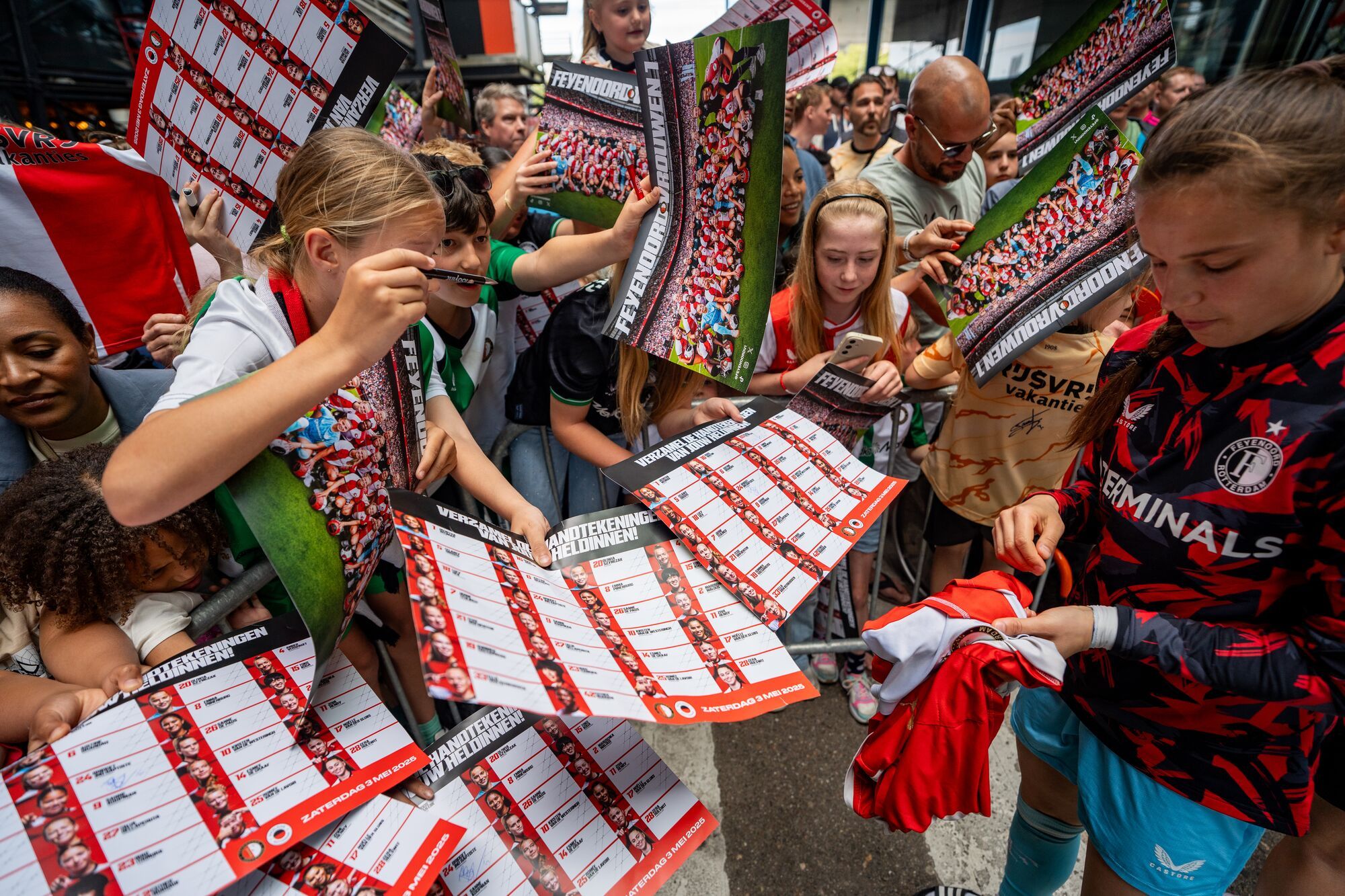 Kameraadjeswedstrijd Feyenoord V1 - Excelsior in De Kuip